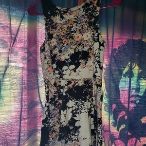 Multicolor flower dress